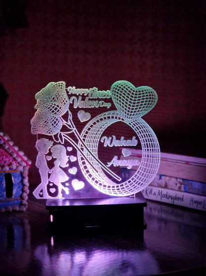 063- Ring VALENTINE CUSTOMIZED LAMP