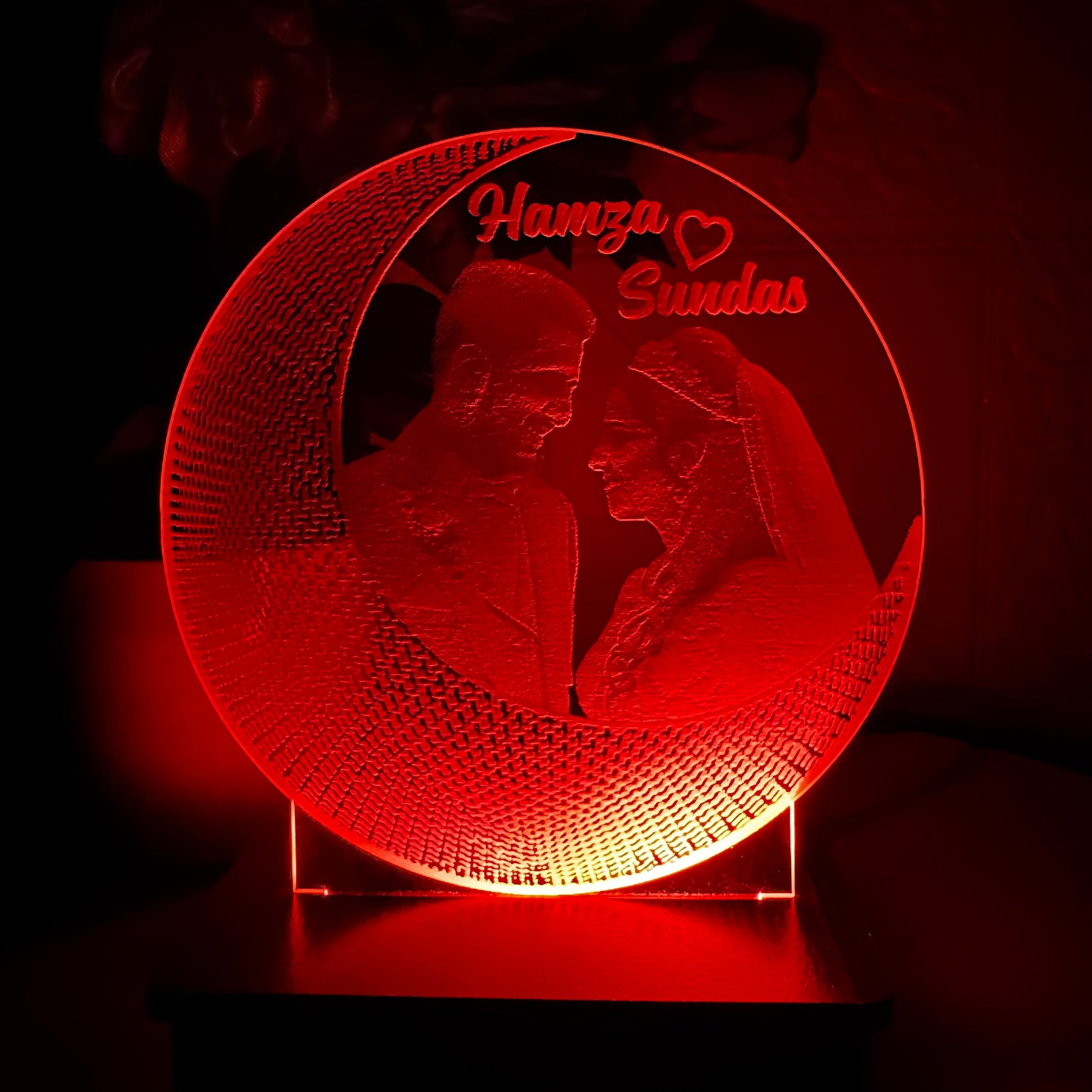 P3-  Moon 3D Customized Picture Illusion Lamp